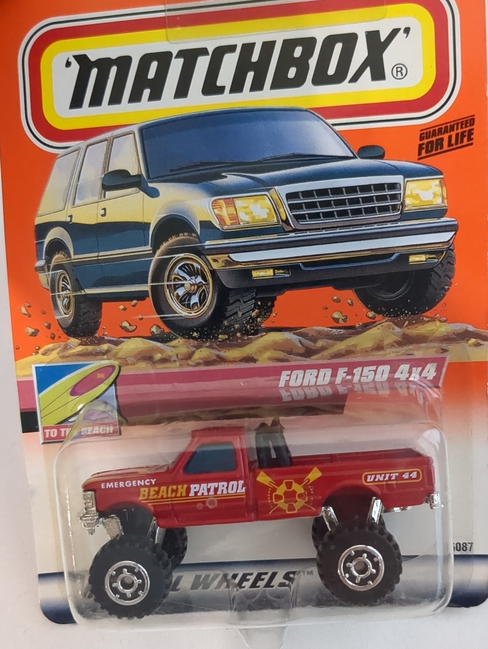 Matchbox Ford F-150 4 X 4  To The Beach Series Beach Patrol #14/100